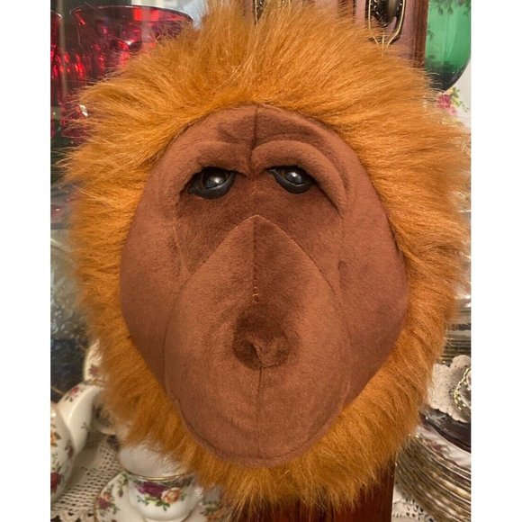 Hanging plush Beverly Hills Teddy Bear  Stuffed Animal Mounted Head Orangutan - Picture 2 of 7